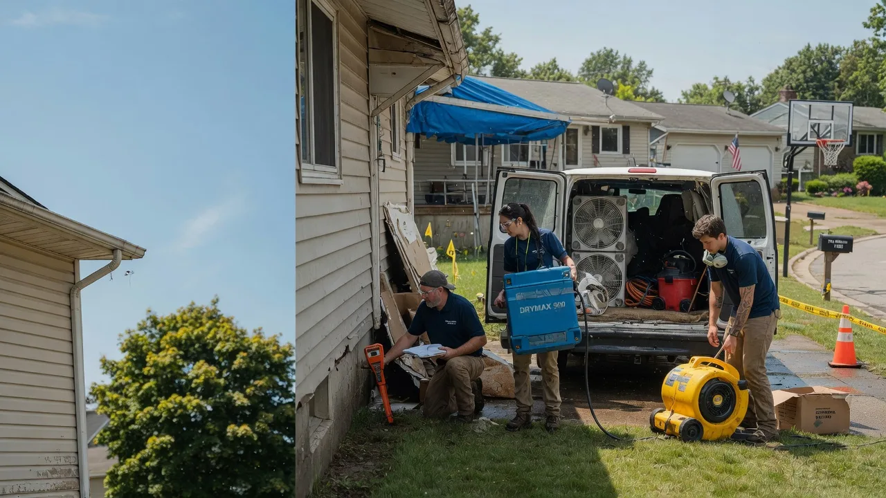 Ceiling Leak Cleanup in Eagle, MI near me