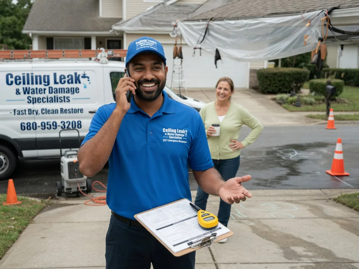 Ceiling Leak Cleanup Eagle, MI FAQs